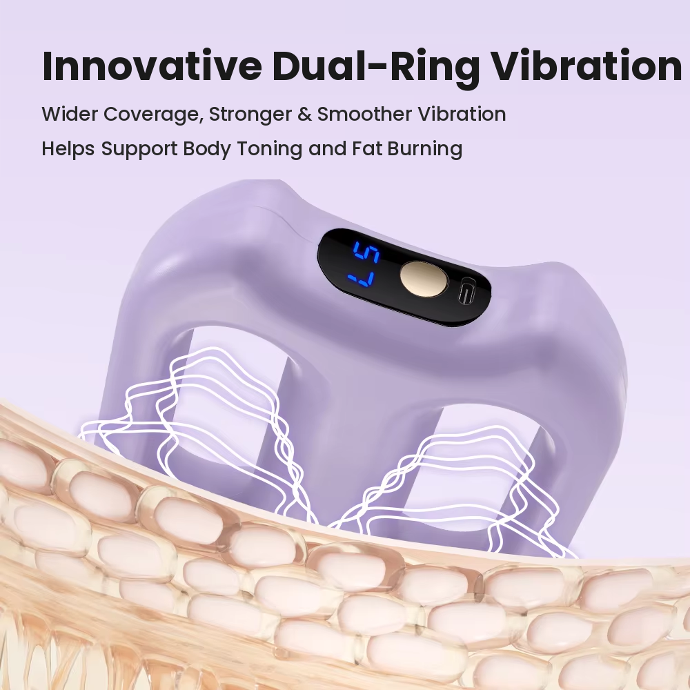 FasciaX Dual-Ring Vibration Massager — Hands-Free Muscle Relief