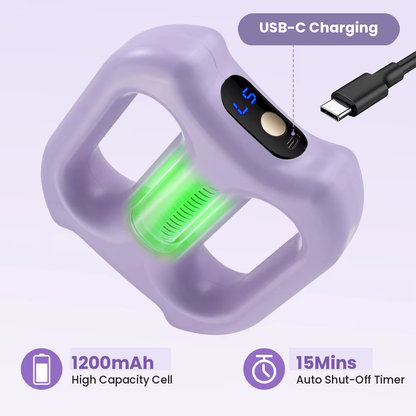 FasciaX Dual-Ring Vibration Massager — Hands-Free Muscle Relief