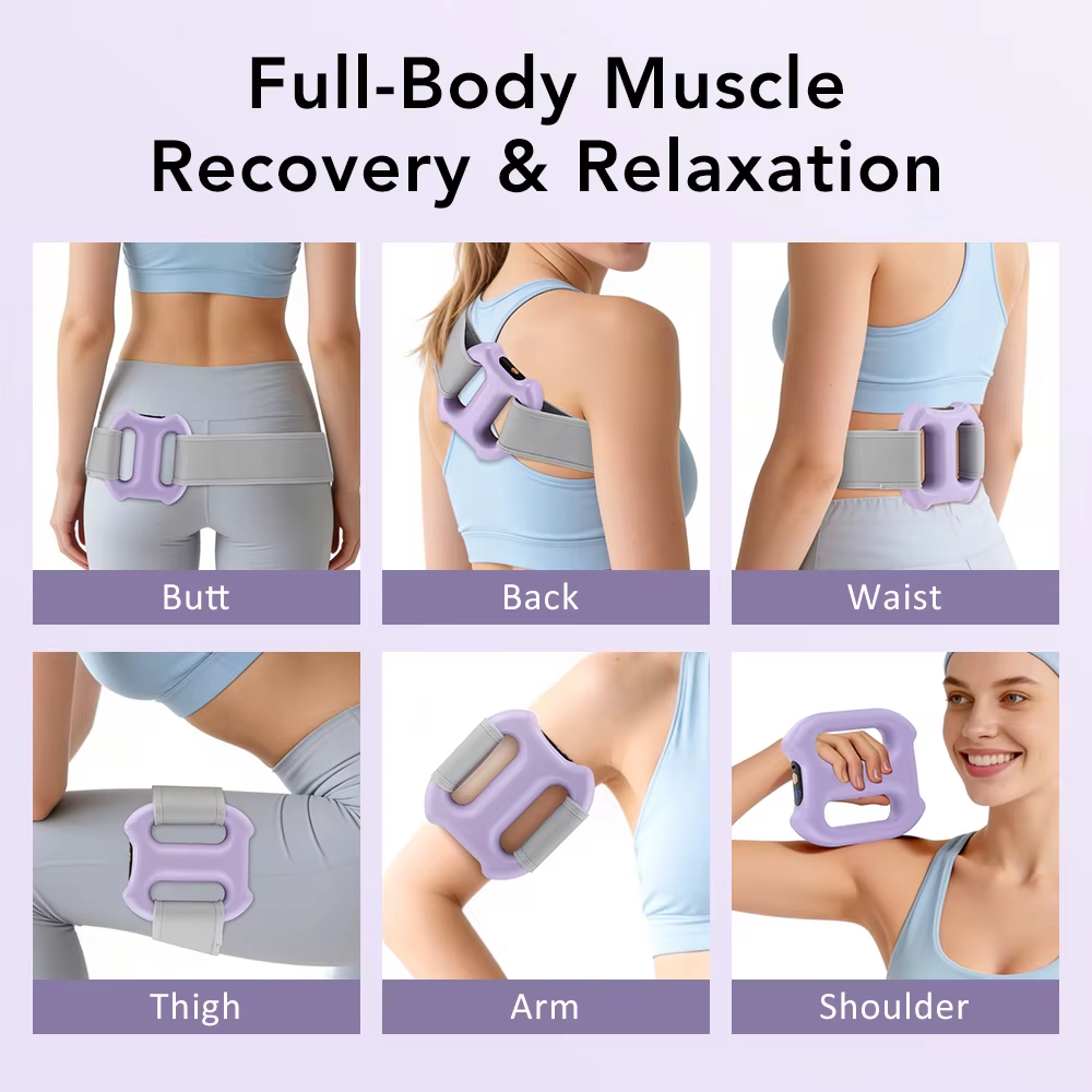 FasciaX Dual-Ring Vibration Massager — Hands-Free Muscle Relief