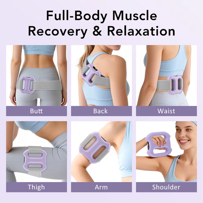 FasciaX Dual-Ring Vibration Massager — Hands-Free Muscle Relief
